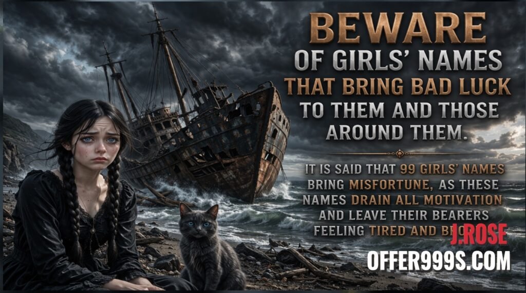 Beware of girls' names that bring bad luck to them and those around them
