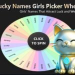 Lucky Names Girls Picker Wheel